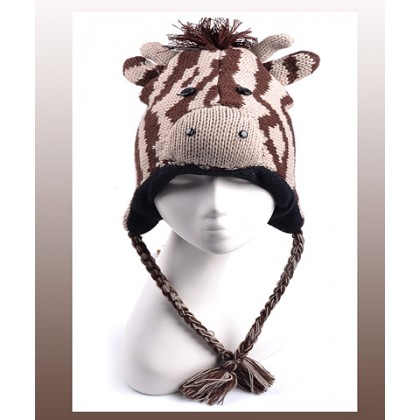 Animal Hat – 12 PCS Knitted Giraffe - HT-AHT2530